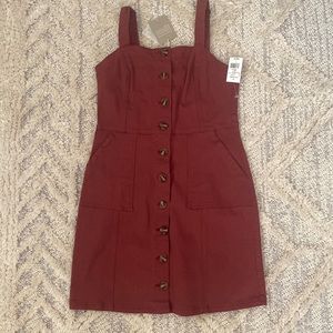 Dry Goods denim button up dress